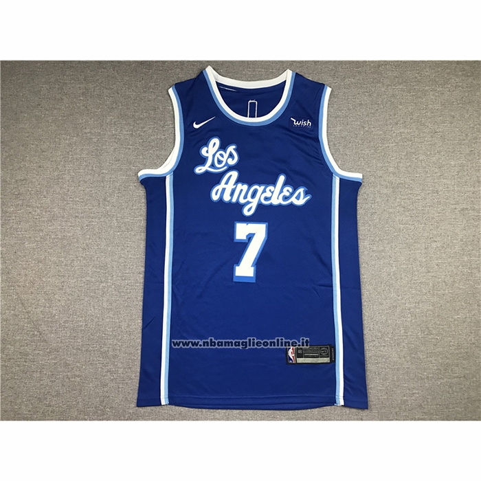Maglia Los Angeles Lakers Carmelo Anthony #7 Classic 2021 Blu